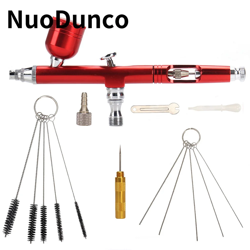 NunDunco Gravity Airbrush 0.3mm Nozzle Sand Gun Multi-functional DIY Art Hand-Painted Nail Spray Mini Pneumatic Spray Gun