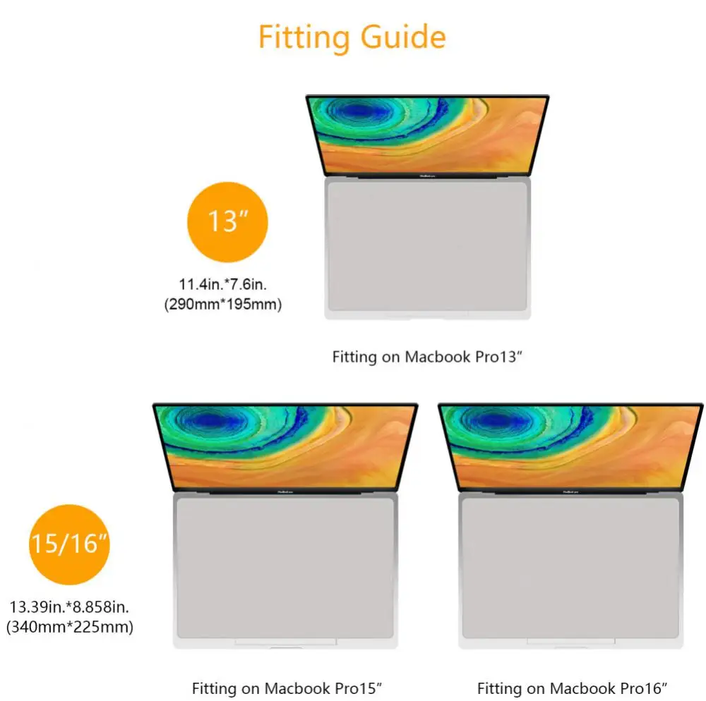 Description Picture 4 of item1~10PCS Notebook Palm Keyboard Blanket Cover Microfiber Dustproof Protective Film Laptop Screen Cleaning Cloth MacBook