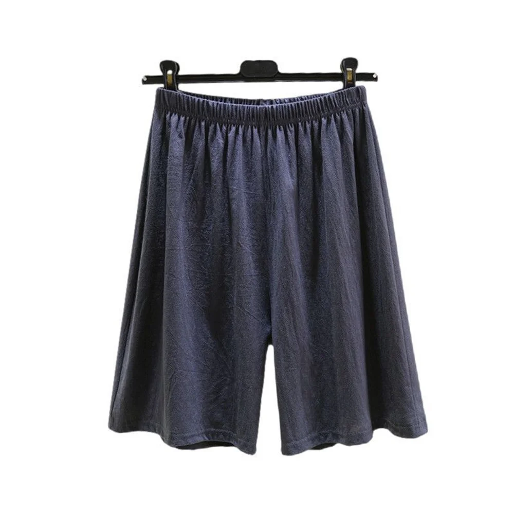 Description Picture 3 of itemKnee Length beach Shorts Korean Fashion New Summer Women's Loose Pants 2023 Shorts Cotton Linen Casual Straight Short Wide Leg