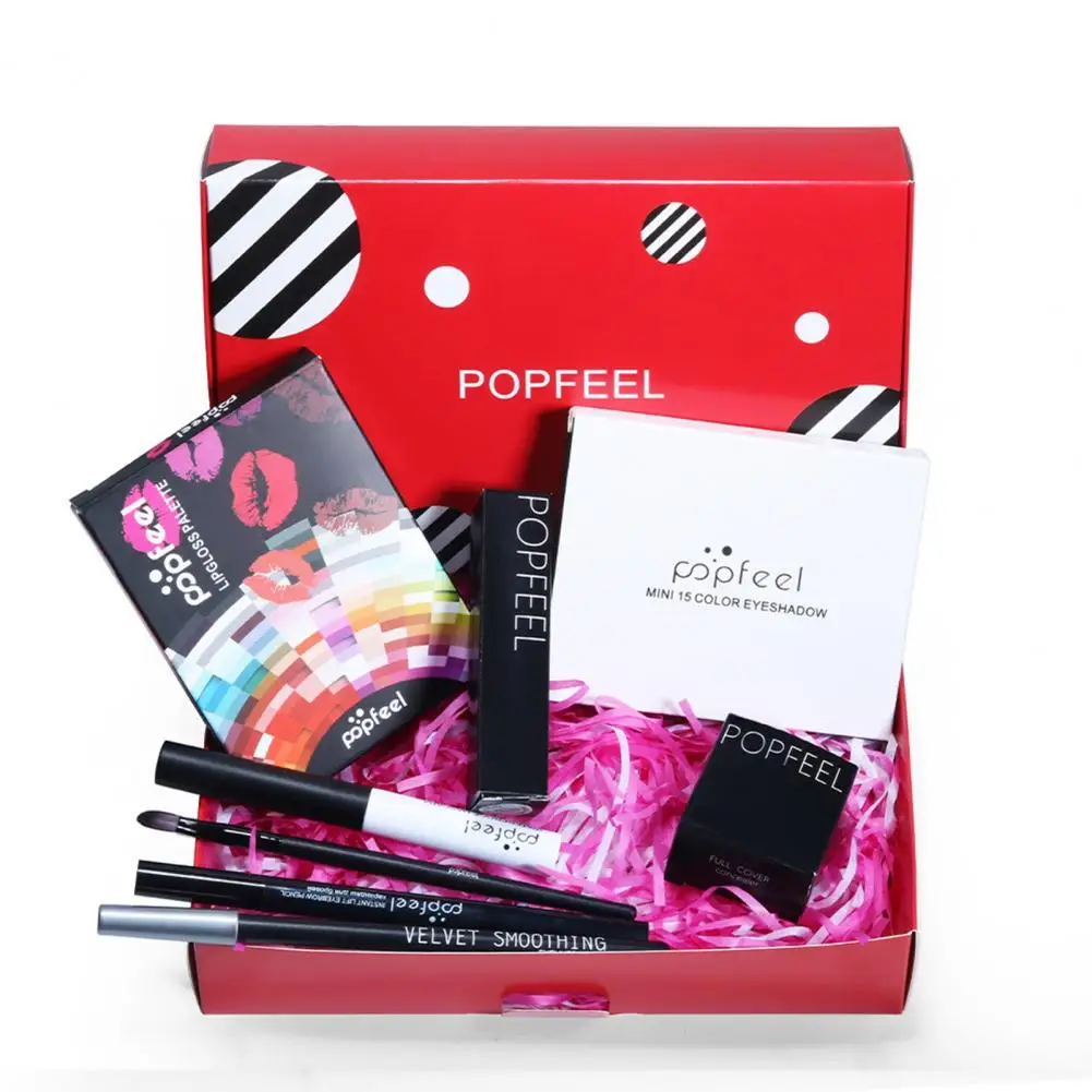 Harmful Ingredient-free Makeup Tools Makeup Tool Set Beauty Essentials Eye Shadow Palette Mascara Lip for Beginner