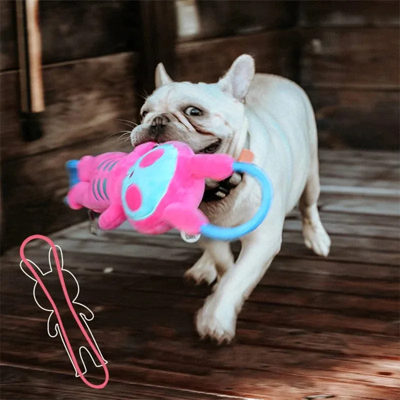 Description Picture 2 of itemDog Toys, Interactive Pull Toys, Boredom Relief, Energy Digestion, Plush Dog Pull Toys For Medium To Large Dogs - Rabbit