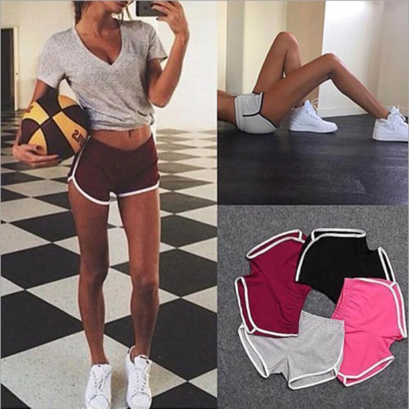 Description Picture 4 of itemSexy Yoga Shorts Sports Shorts Women Summer Anti Emptied Skinny Shorts Casual Lady Elastic Waist Beach Short Pants Gym Clothing