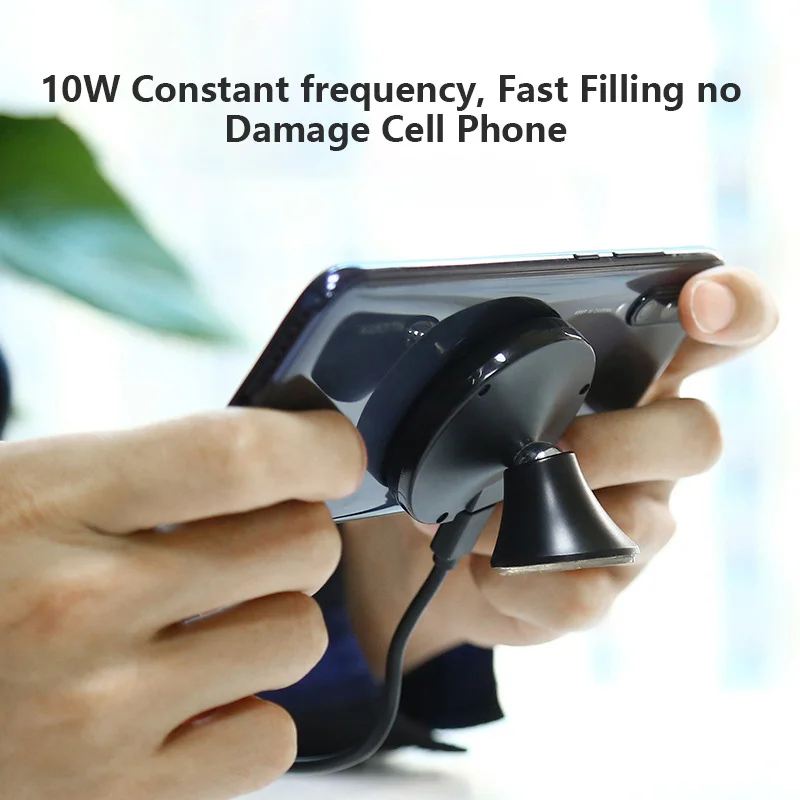 Description Picture 6 of item10W Wireless Charger Car Phone Holder For iPhone 12 Pro Max Airpods Samsung Phone Holder In Car Phone Navigation Charging Stand