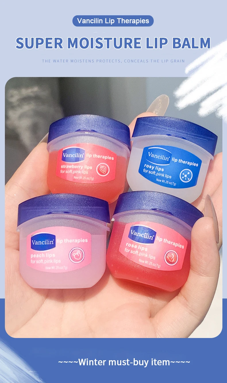 Description Picture 2 of item4PCs Lip Balm Moisturizing Lipstick Base Moisturizer Makeup Natural Plant Anti-Cracking Lip Care Petroleum Jelly Lip Balm