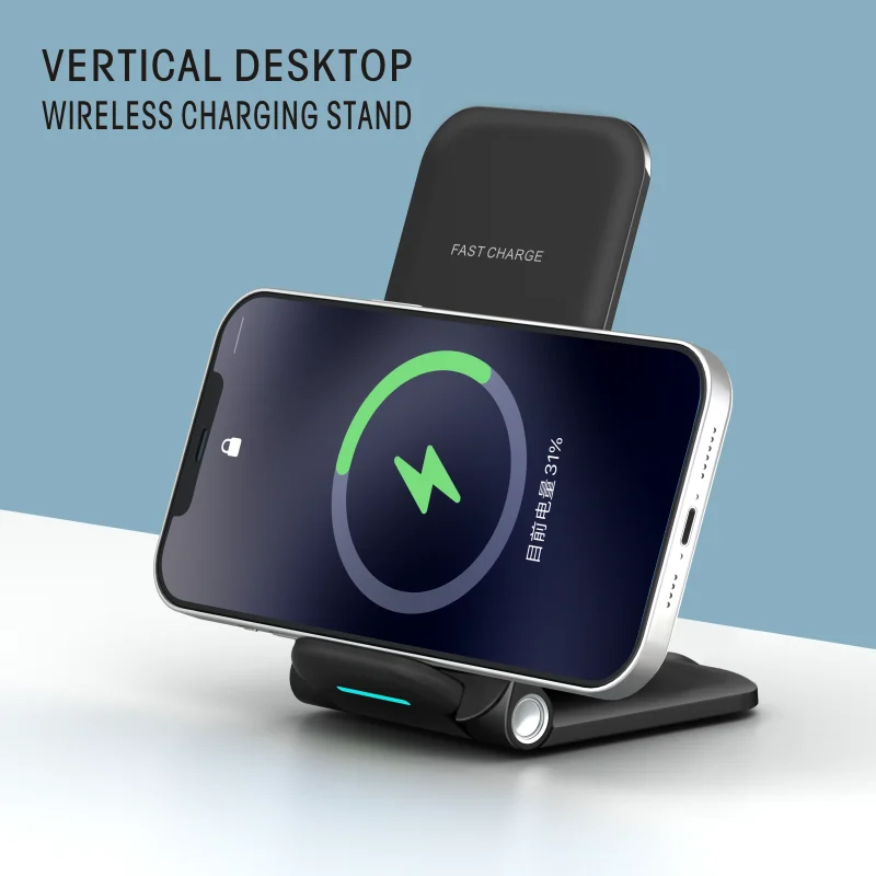 for OnePlus 9 Pro Qi Wireless Charger For OnePlus 10 Pro 15W Fast Charging Type C USB Charge Pad