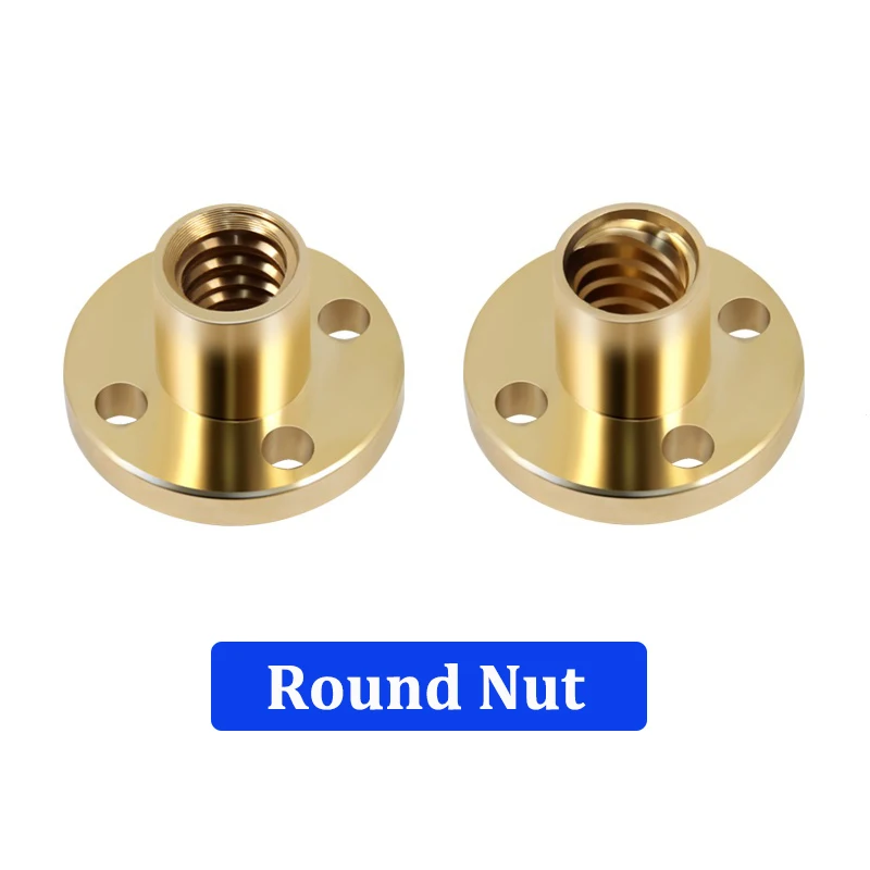 2pcs Round Nuts