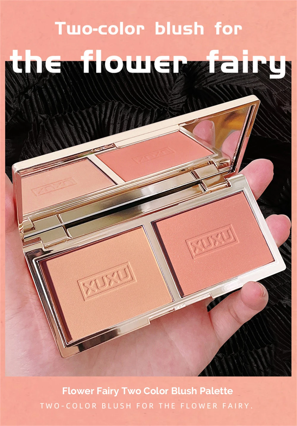 Description Picture 5 of item2 Color Blush Palette Gentle Face Pigment Rouge 1pcs Face Makeup Cheek Rouge Face Contour Blush Face Blusher Face Makeup