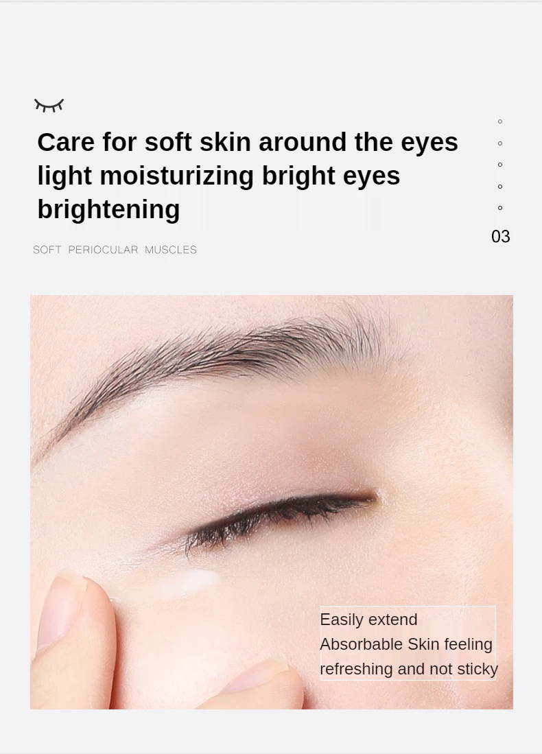 Description Picture 6 of itemSnake Venom Peptide Eye Cream Deep Moisturizing Nourishing Removal Eye Bags Cream Anti-Puffiness Aging Dark Circle