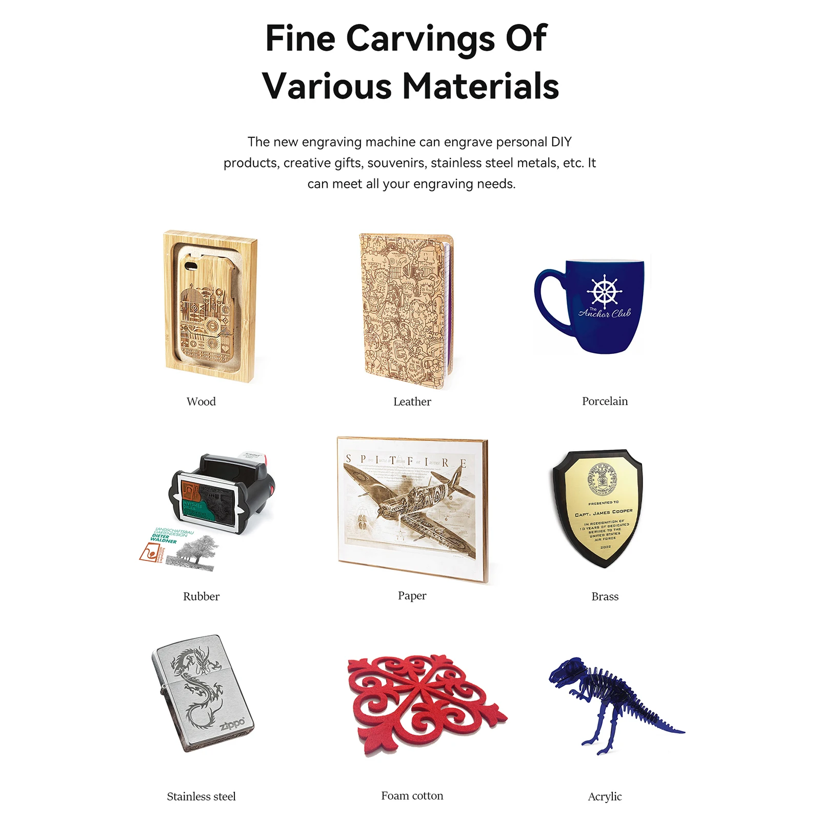 Description Picture 5 of itemATOMSTACK S10 Pro CNC Machine Desktop DIY Laser Engraving Cutting Machine 410x400mm Engraving Area Fixed-Focus Ultra-thin Laser