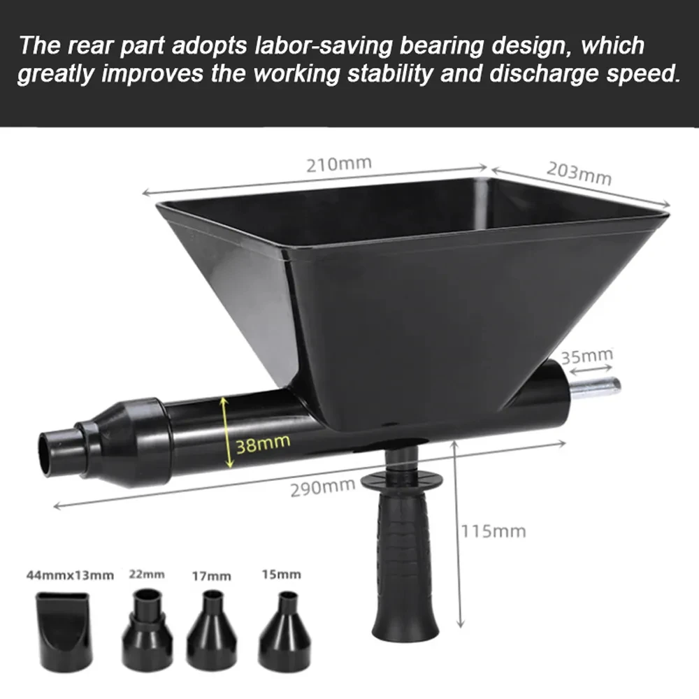 Description Picture 2 of itemElectric Caulking Machine Door Window Grouting Device Mortar Automatic Filler 8mm Electric Drill Joint Cement Grouting Device