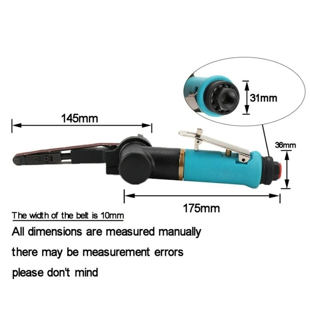 Description Picture 6 of itemPractical Air Belt Sander 16500rpm Pneumatic Sanding Belt Grinder Machine Sanding Belt Adapter Sanding Belt Sander