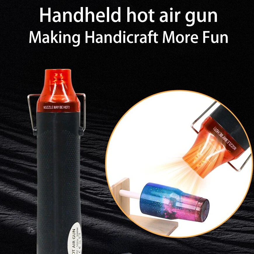 220V Hot Air Gun DIY Tool Heat Electric Power Tool Mini 300W Soldering Temperature Crafts Blower with Supporting Seat Shrink