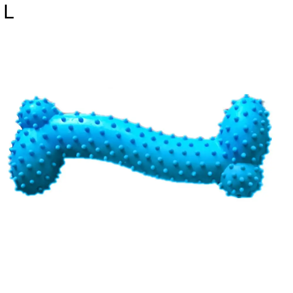 Description Picture 4 of itemPet Dog Puppy Bone Shape TPR Pet Chew Toys Tooth Cleaning Molar Bite Chewing Training Toy Pet Supplies