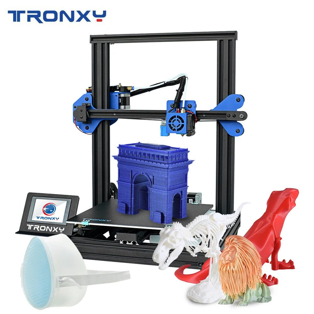 TRONXY XY-2 Pro Desktop 3D Printer DIY Kit Assembly 255*255*260mm Build Volume Support Auto Leveling Resume Print impressora 3d