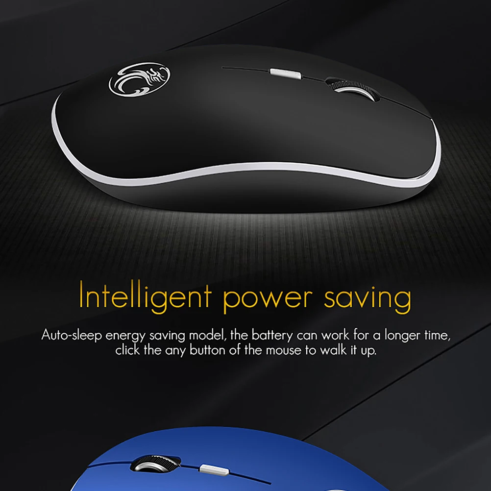 Description Picture 6 of itemiMice Wireless Mouse Silent Computer Mouse 1600 DPI Ergonomic Mause Noiseless Sound USB PC Mice Mute Wireless Mice for Laptop