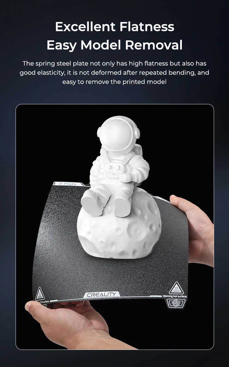 Description Picture 5 of itemCREALITY Double-Sided Build Plate Upgrade Kit 235*235mm Strong Adhesion for Ender 3 S1/Ender 3 S1 Pro/Ender 5 S1 Printers