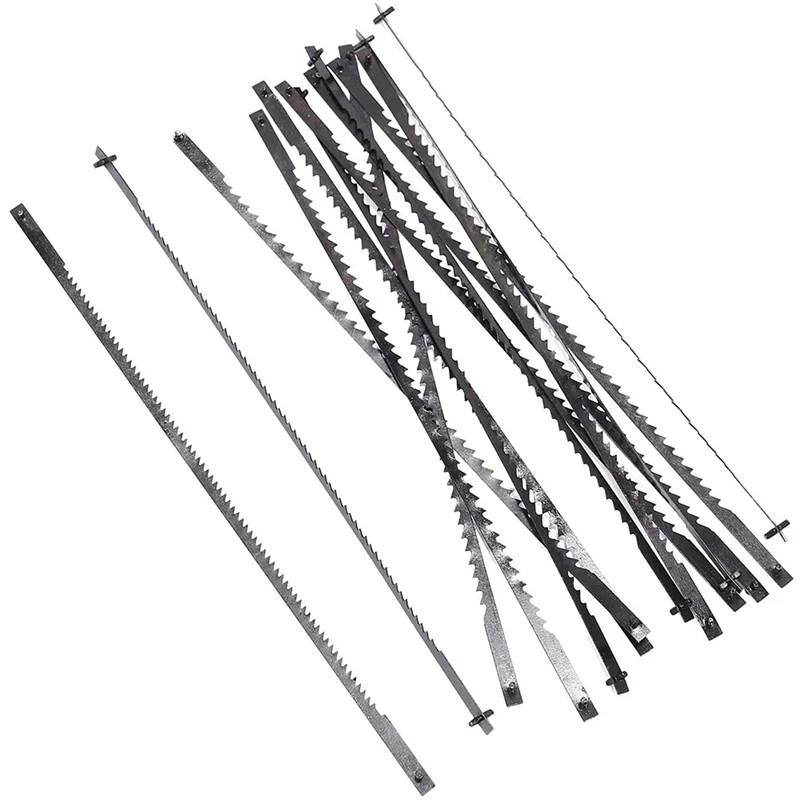 Description Picture 2 of item24Pcs 5 Inch Pinned Scroll Saw Blades TPI 10/15/18/24 Power Tools Accessories For Woodworking For Diyers