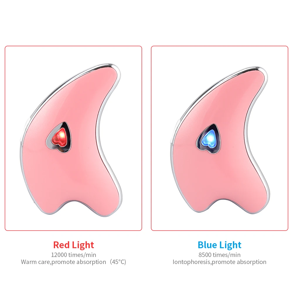 Description Picture 3 of itemFace Neck Guasha Massager Microcurrent Skin Lifting Tightening Machine Wrinkle Removal Facial Scraping Skin Care Beauty Device