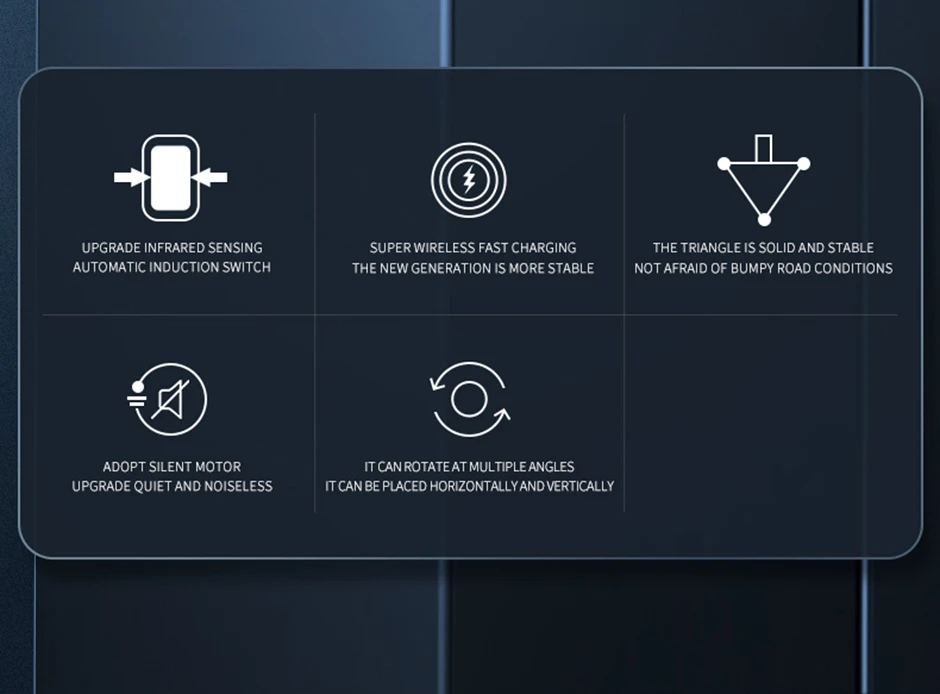 Description Picture 3 of itemAutomatic Clamping Car Wireless Charger Stand Air Vent Phone Holder Magnetic 30W Fast Charging For iPhone 15 14 13 Samsung S23