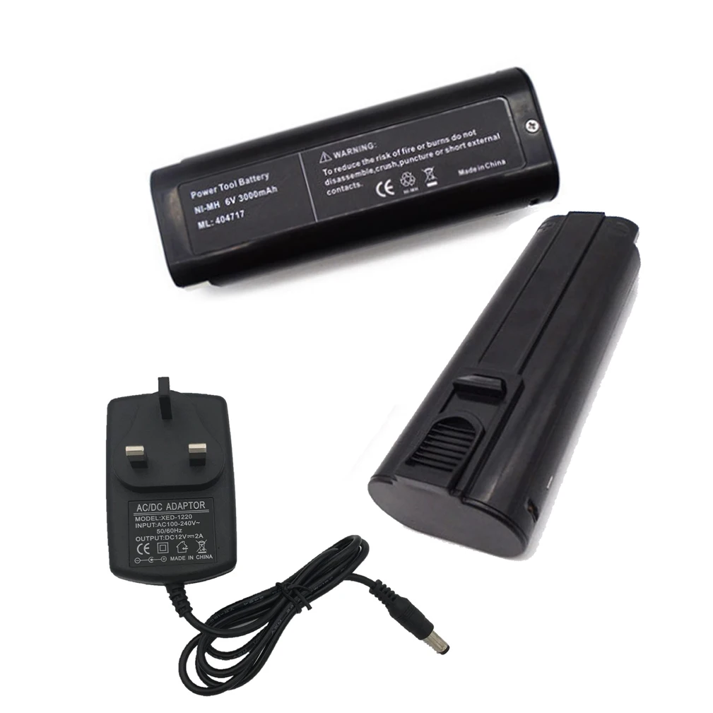 REPLACEMENT Battery 6V CHARGER BASE ADAPTER For Paslode IM350 IM250 IM65 Nail Gun Nailer nickel metal hydride 900600 035460