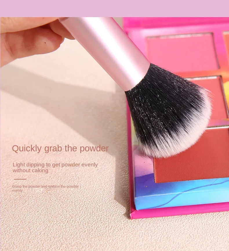 Description Picture 5 of itemMini Short Portable Makeup brush Blush Brush Contouring Brush Foundation Brush Loose Brush Cute Brush Beauty Accessories