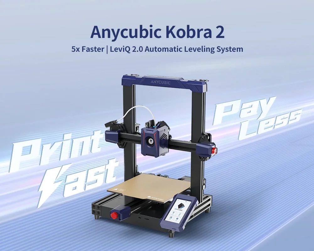Description Picture 2 of item100V-230V 400W Anycubic Kobra 2 Automatic Leveling Household 3D Printer FDM Desktop High-precision Print Size 220*220*250mm