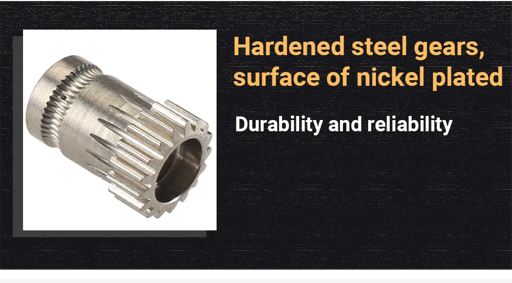 Description Picture 4 of itemFYSETC CNC Pom Hardened steel Higher precision one-piece gear kit for VORON 0.2 2.4 Trident CW1 CW2