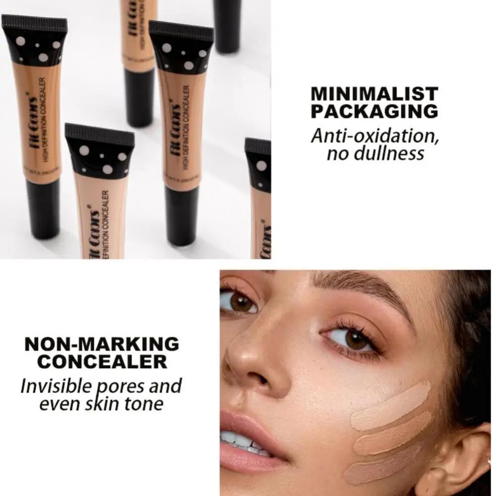 8 Colors Liquid Concealer 8ml Concealer Base Covers Eye Dark Circles Acne Spots Long Lasting Waterproof Corrector Face Makeup