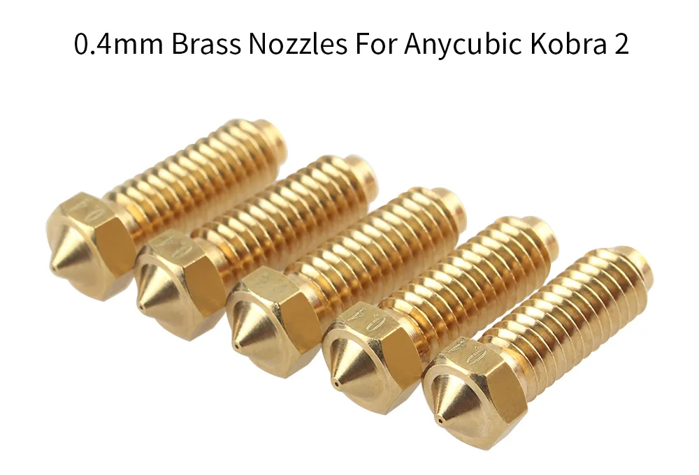 Description Picture 2 of itemFYSETC  1pcs 0.4MM Brass Nozzles For Anycubic Kobra 2 For 1.75mm Filament 3D Printer Hotend Nozzle