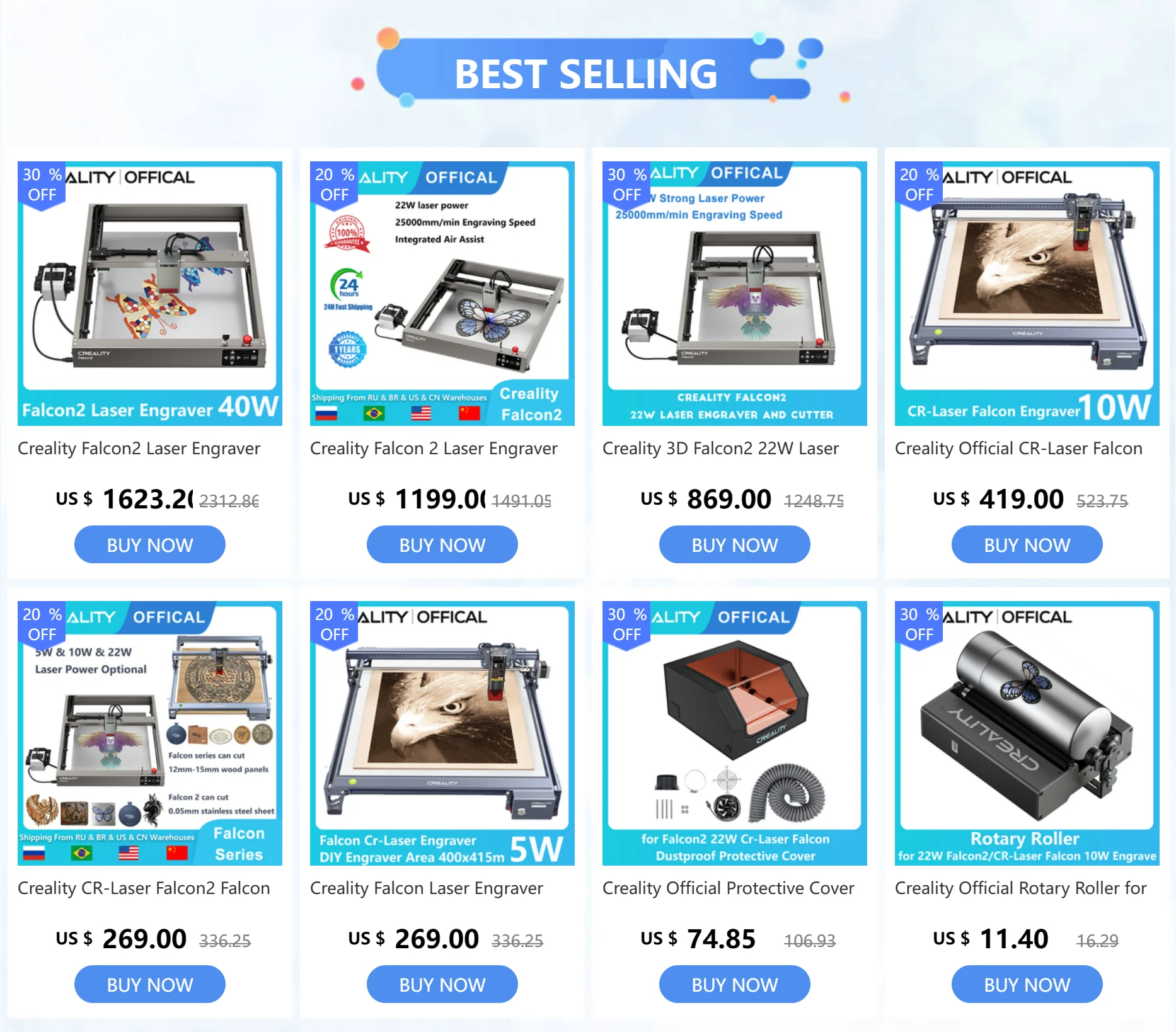 Description Picture 2 of itemCreality Official CR-Laser Falcon 10W Air Assist Kit Engraver Machine Upgrade Accessories Strong Airflow Reduce Soot Low Noise