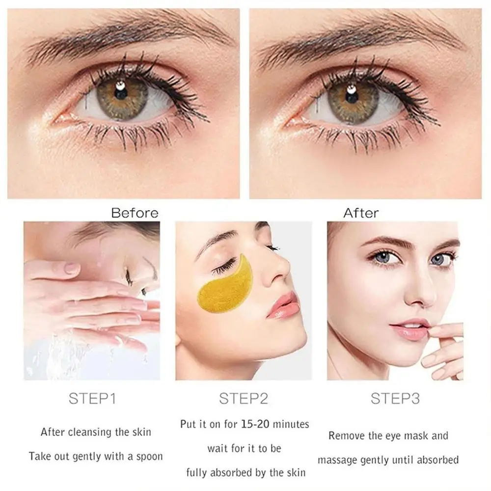 Description Picture 6 of itemEye Patches Skincare Rejuvenating Non-Irritating Eye Patches Eye Care Products For Traveling Business Trip Home Outdoor