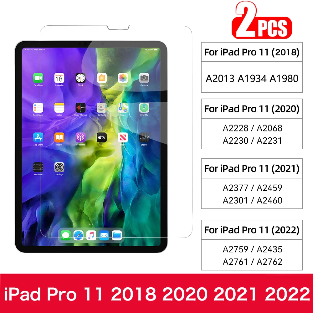 2Pcs For iPad Pro 11