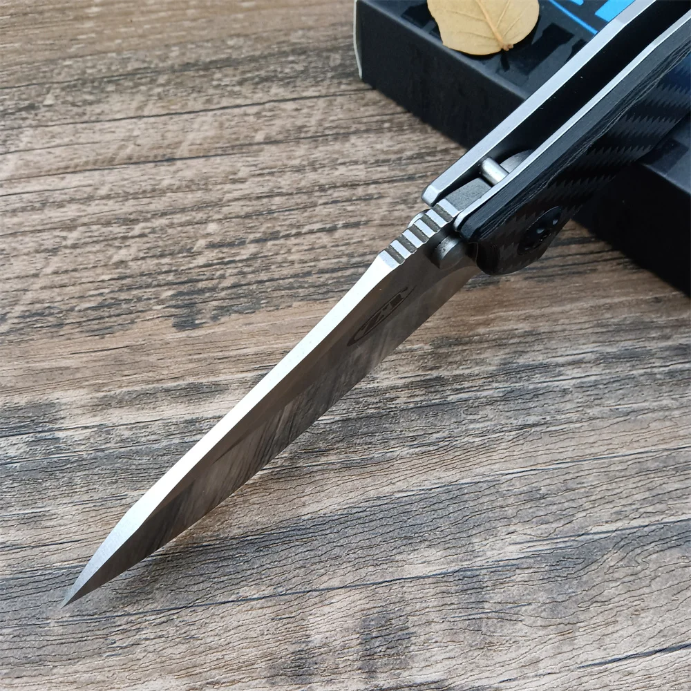 Description Picture 4 of itemZero Tolerance ZT0562 Hinderer Slicer Folding Knife D2 Blade Carbon Fiber Handle Hunting Outdoor Survival 0562CF Pocket Knife