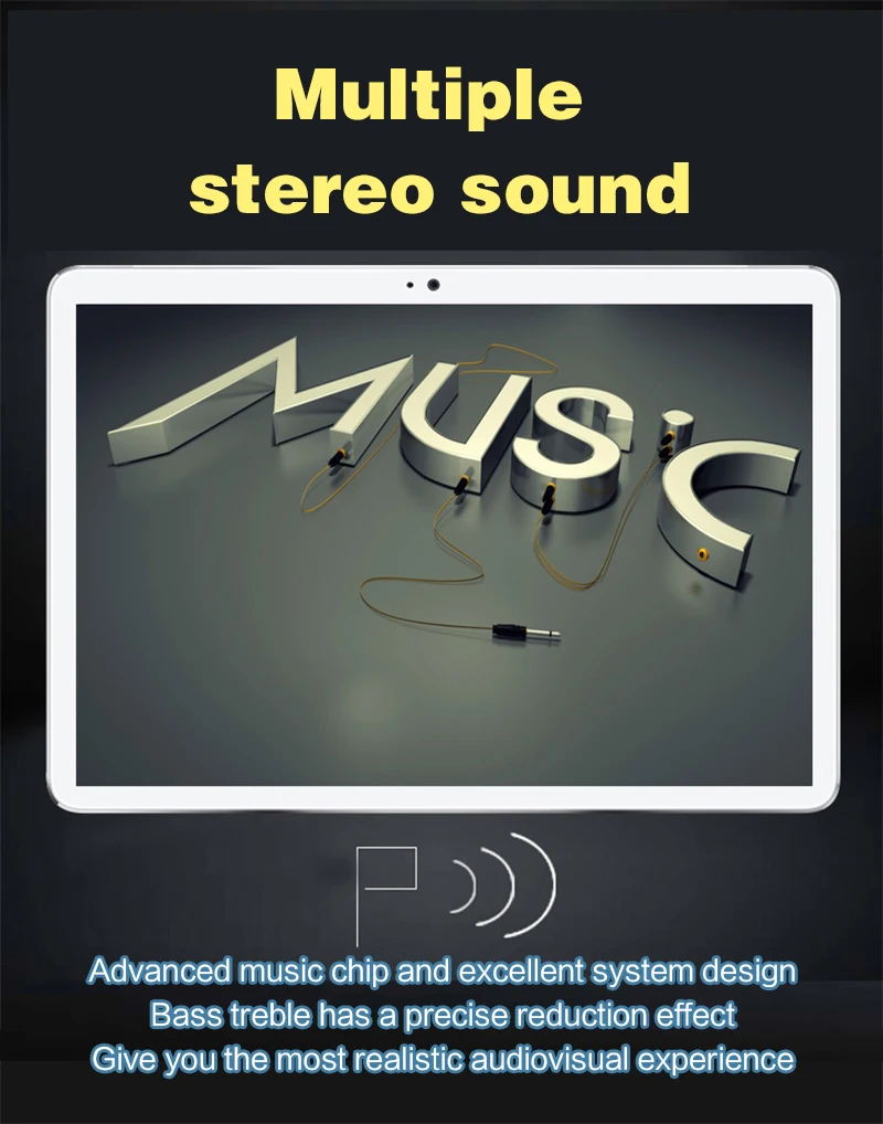 Description Picture 6 of itemPhablet 10' Tablet Mutlti Touch Screen Android 9.0 10 Core Ram 6GB ROM 32GB Dual Camera  Wifi 10 Inch Tablet 4G LTE Pro Pc