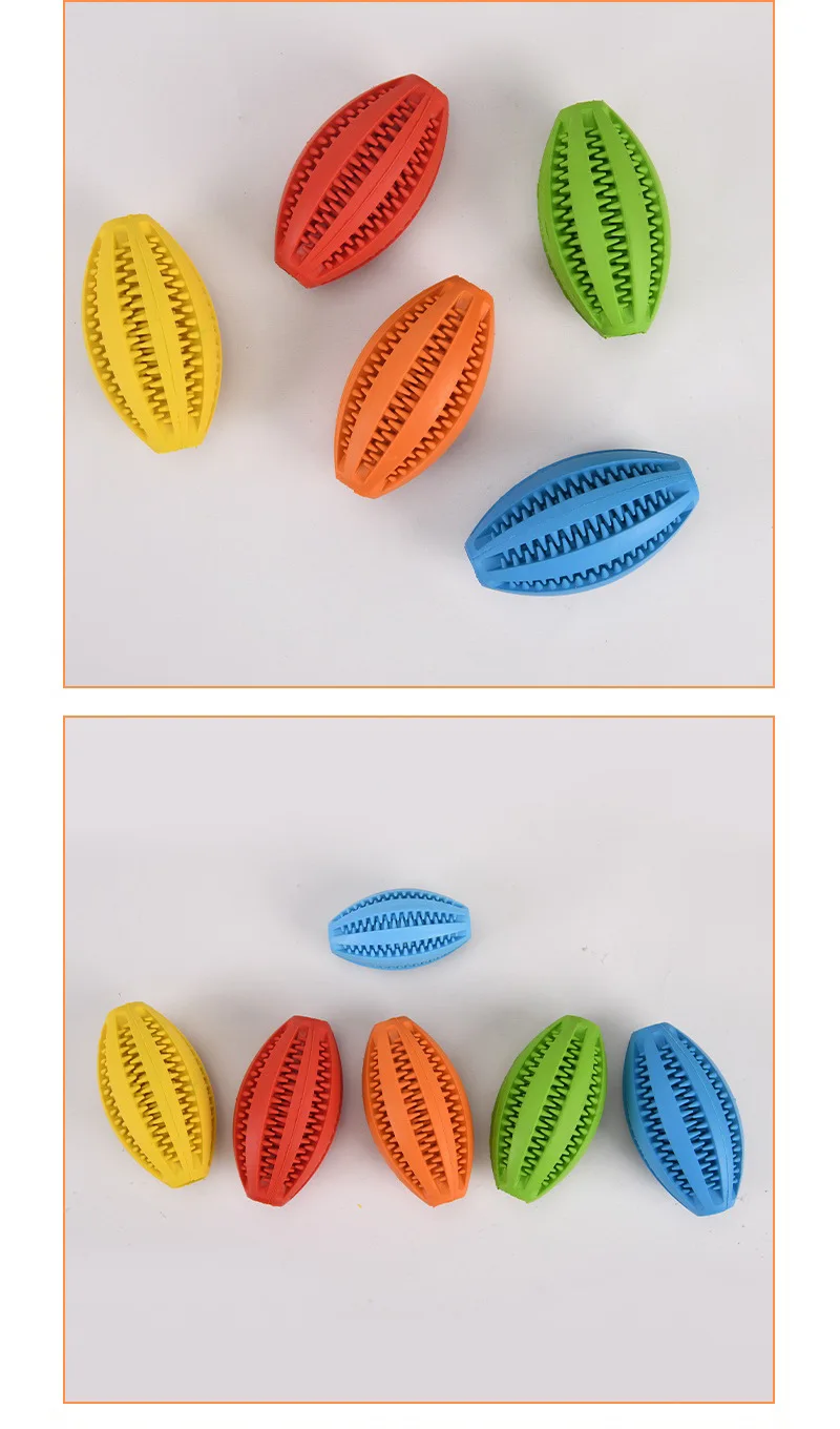 Description Picture 6 of itemPet Dog Chew Toys Teeth Cleaning Snack Ball Pet Dog Toy Ball Natural Rubber Super Tough Interactive Bouncy Pet Supplies