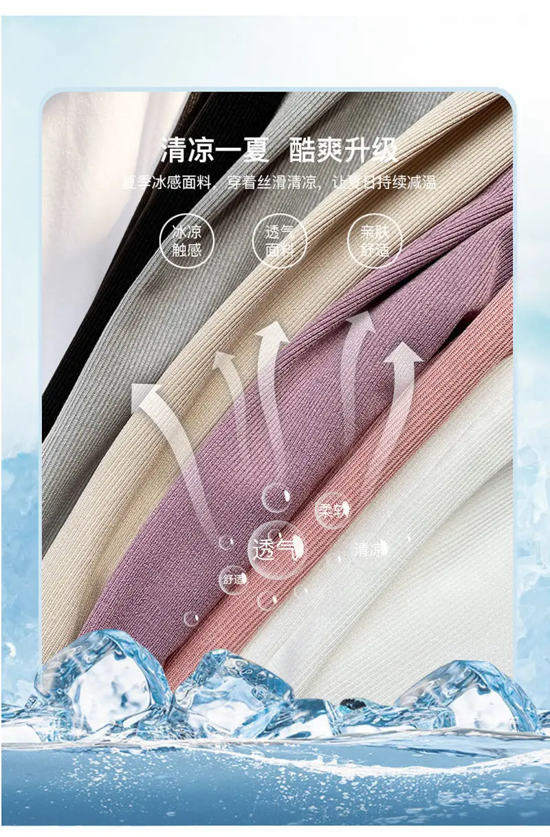 Ice Silk Women Shorts Solid Summer Pleat Solid Casual Ladies Short Pants Loose High Waist Streetwear Half Pant for Female