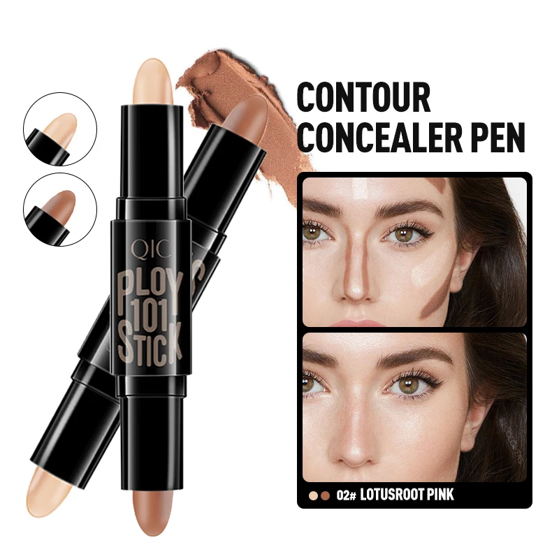 Description Picture 3 of itemContour Stick Double Head Contour Pen Waterproof Matte Finish Highlighters Shadow Dark Circles Contouring Pencil Face Cosmetics