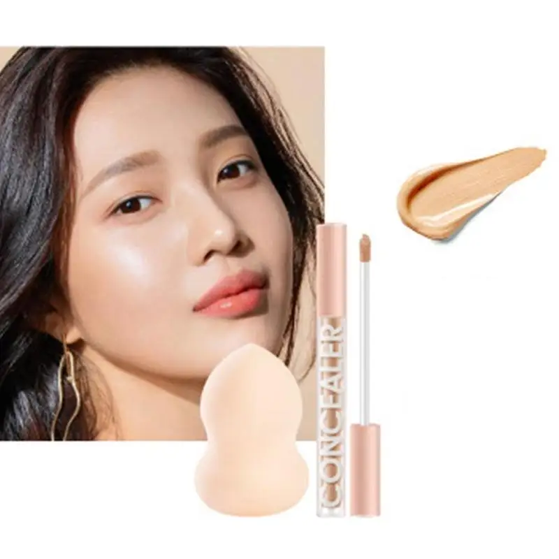 Description Picture 5 of itemCover Dark Circles  Acne  Eyes Face Concealer Liquid  Natural Make Up Effect Anti Cernes Base Foundation Cream Makeup Cosmetics