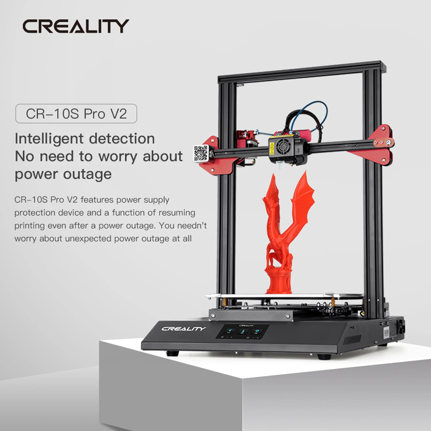 Description Picture 4 of itemCREALITY CR-10S Pro V2 3D Printer DIY Kit Upgraded High Precision Large Printing Size Support Auto Leveling Printer impresora 3d