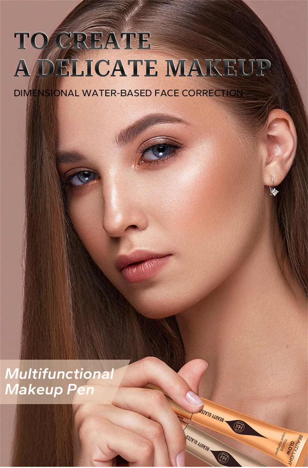 Description Picture 3 of itemLiquid Blush Highlighter Multifunctional Long-Lasting Face Pigmentation Lightweight Silky Texture Natural Water-Proof Blusher