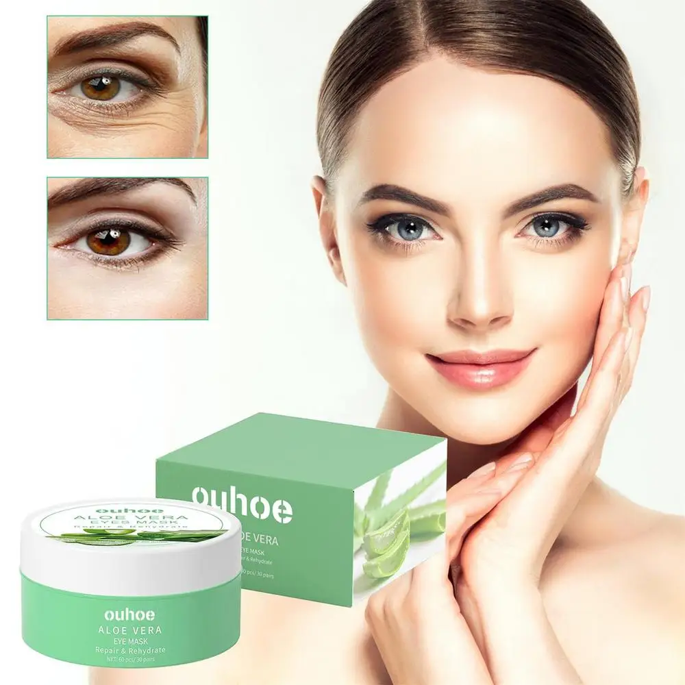 Description Picture 3 of itemEye Patch For Puffiness 30 Pairs Aloe Dark Circles All Cover Eye Patch Women Eyelid Lifter Strips Reduce Dark Circles Under Eye