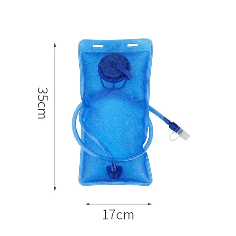 Description Picture 5 of item2L Capacity Folding Water Bag With Drinking Tube Hydration Bladder Leak Proof Outdoor Accessory Bicycle Hiking Ride Water Bags