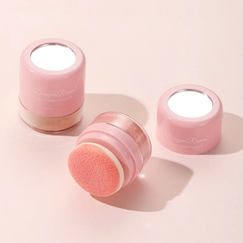Makeup Blusher Patting Powder Peach Rouge Blush Palette Nude Pink Soft Face Brightening Tint Waterproof Blush Contour Cosmetics