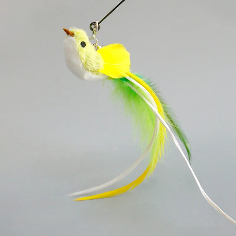 Description Picture 6 of itemHandfree Bird/Feather Cat Wand with Bell Powerful Suction Cup Interactive Toys for Cats Kitten Hunting Exercise Pet Products