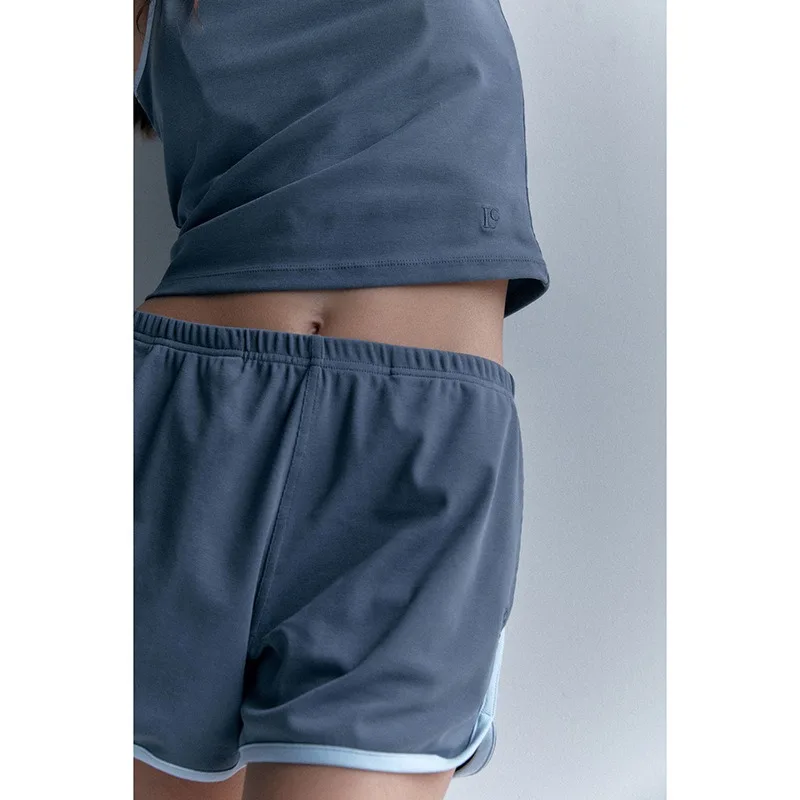 Description Picture 2 of itemLowCl@ssic Casual Shorts for Women with Loose Bottoms and Sporty Home Wear, Elastic Waist, Early Autumn New Style