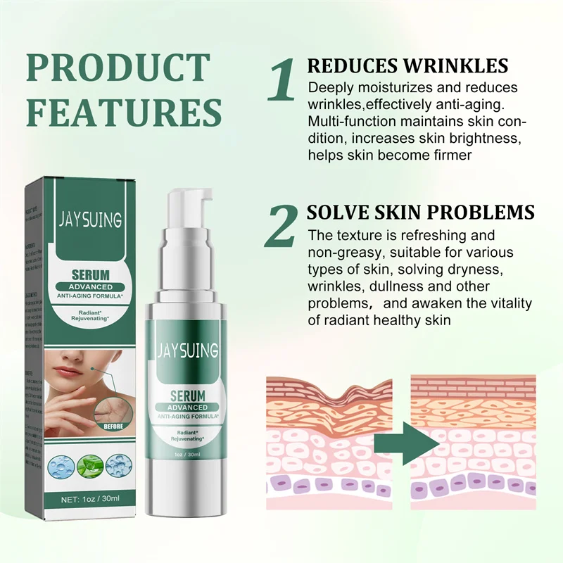 Description Picture 4 of item30ml Glycerol Vitamin c Boost Serum Anti-Aging Dark Spot Corrector Wrinkle Cream Women Face Skin Care