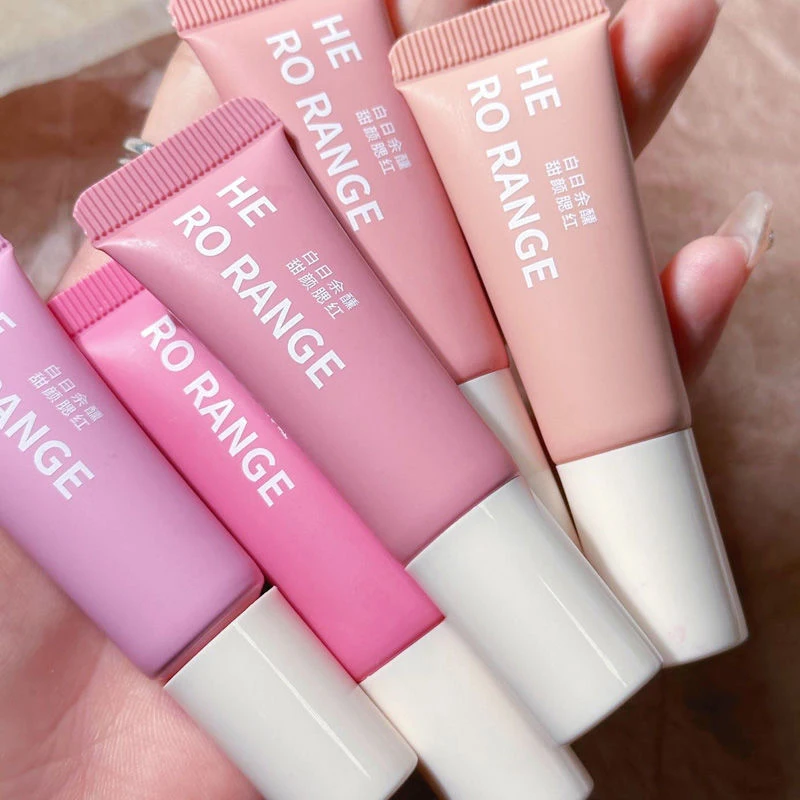 Description Picture 2 of itemProfessional Cheek Blush Pigment Tube Moisturizing Rouge Blush Cosmetic for Face Blusher Lasting Liquid Blush Brightening Makeup