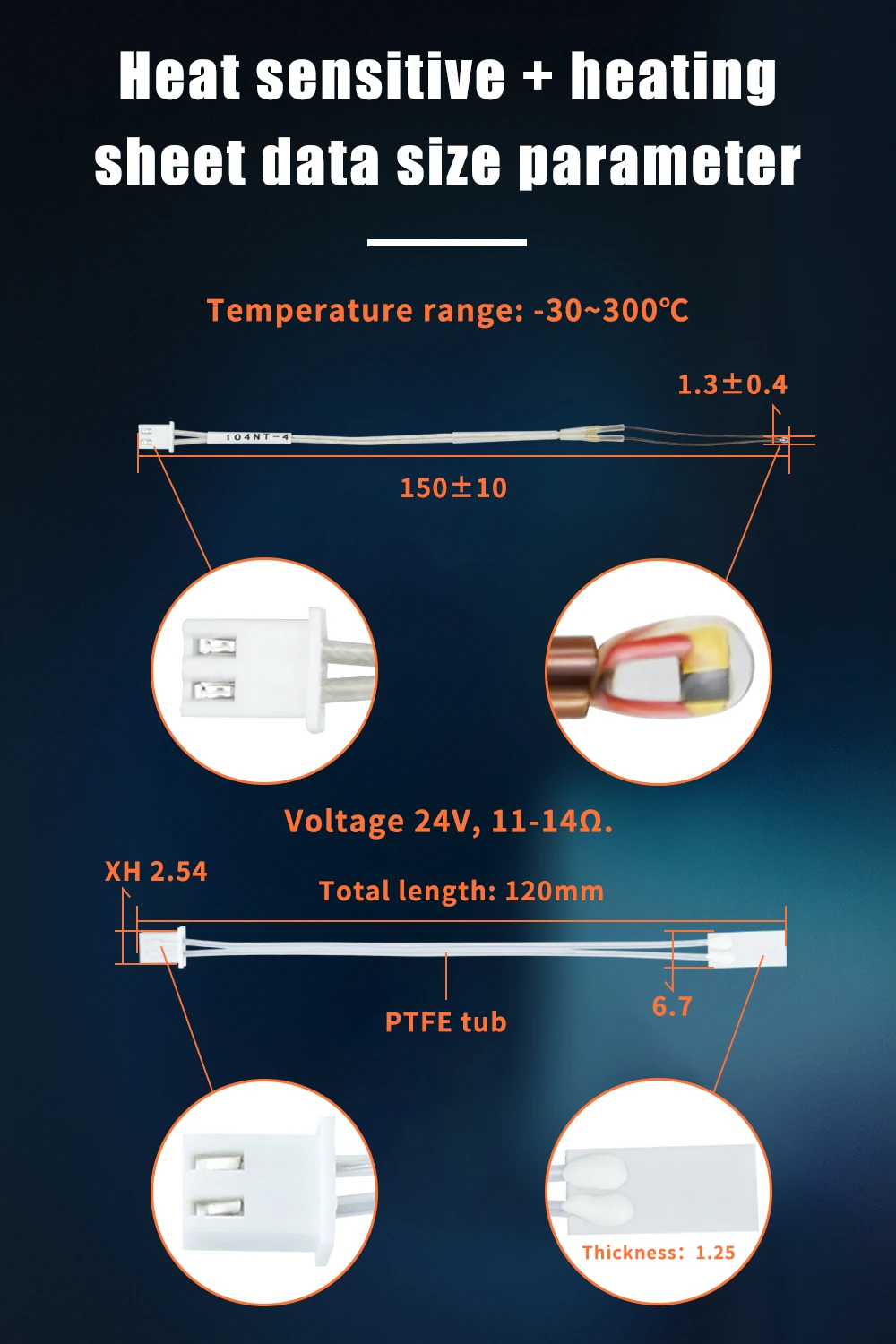 Description Picture 4 of itemEnder3 Hotend Kit Upgrade High Speed Printing Hotend Kit 300°C Hardened Steel Nozzle For ender 3 v2 CR10/VORON2.4 3D Printer