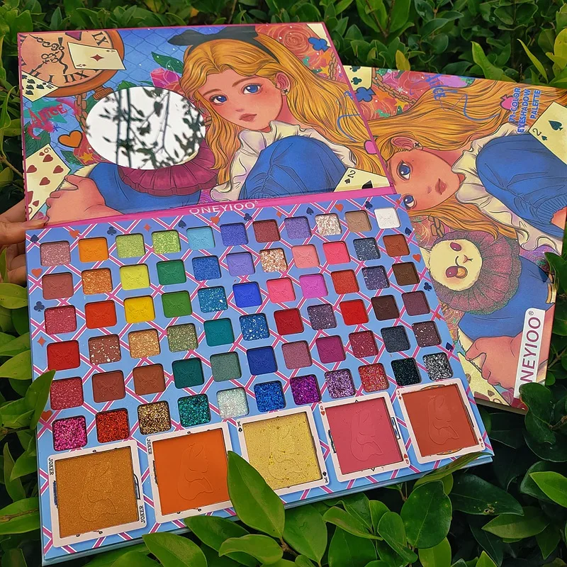 Description Picture 5 of item72 Colors Eye shadow Palette Glitter Eye Makeup kawaii Eyeshadow Palette Professional Matte  Colorful Powder Makeup Pallet