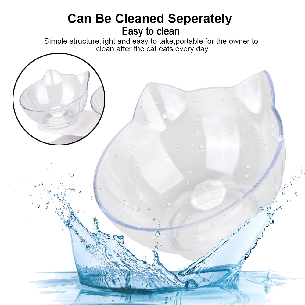 Description Picture 6 of itemPet Feeding For Cats Food Protection Cervical Cat Water Bowl Pet Bowls Non-Slip Double Cat Bowl Dog Bowl Cat Dogs Feeder